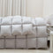 BEVINK FEATHER DOWN COMFORTER TWIN SIZE, ALL SEASONS DUVET INSERT LIGHT GREY - Brand New