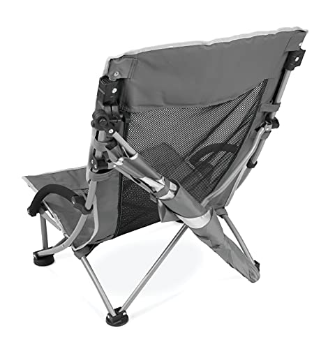 SPORT-BRELLA CHAIR WITH UPF 50+ ADJUSTABLE UMBRELLA BEACH CHAIR - GRAY - Like New