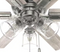 HUNTER FAN COMPANY ALVARADO 52" CEILING FAN LIGHT KIT - BRUSHED NICKEL - Like New