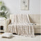 TALA PLAZATEX PRINTED LUXURIOUS ULTRA SOFT LIGHTWEIGHT BLANKET, 90X90 - BEIGE - Brand New