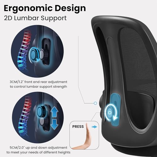 Razzor Drafting Chair Tall Ergonomic Office Chair with Adjustable Lumbar Support - Like New