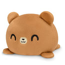 TeeTurtle The Original Reversible Father's Day Bear Plushie - Brown - Like New