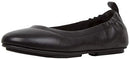 Q74-001-030 FITFLOP WOMEN'S ALLEGRO BALLET FLAT BLACK SIZE 5 - Like New