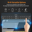 Air Fryer Toaster Oven Combo Fabuletta 10-in-1 Countertop 1800W B09H7FNBC1 - Like New