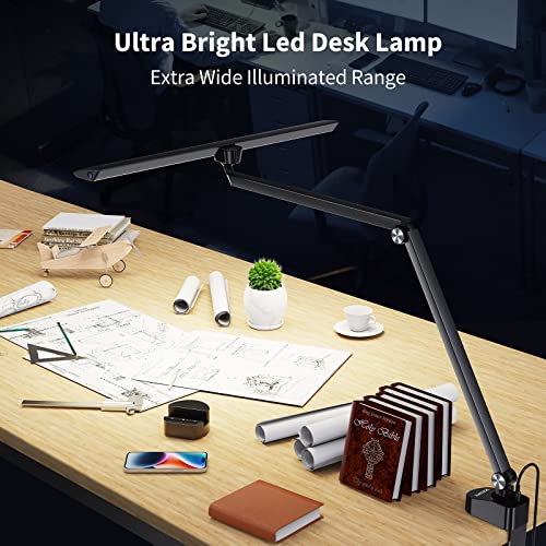 KARY REMOTE CONTROL CLAMP LAMP - SILVER - Like New