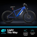 Schwinn Marshall Electric Hybrid Bike 250W Motor 27.5" Wheels S7537SMA - BLUE Like New