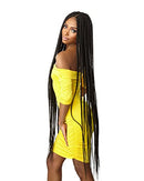 Sensationnel 4X4 Braid Lace Wig Cloud 9 Swiss Front Box Braid X-Large 50'' 613 - Like New