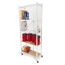 ORIGAMI RPR SERIES 5 SHELF SLIM STEEL PANTRY RACK HOLDS UP TO 100 POUNDS - WHITE - Like New