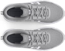 3026175 Under Armour Men's Charged Assert 10 Running Shoe Gray/Gray/White 11.5 Like New