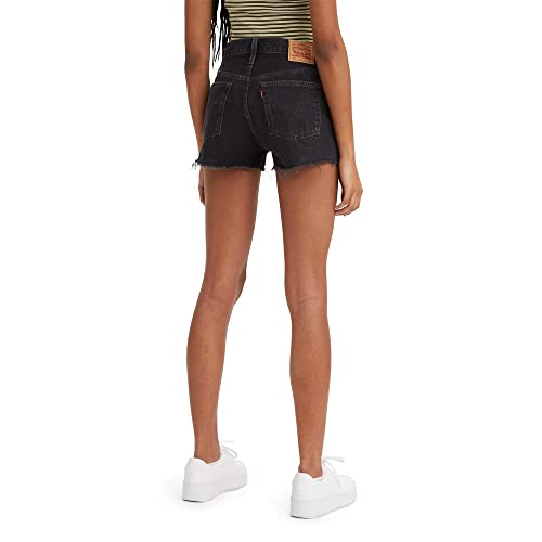 LEVI'S WOMEN'S 501 ORIGINAL SHORTS (ALSO AVAILABLE IN PLUS) SIZE: WOMEN 27 BLACK - Brand New