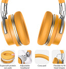 Silensys E7 Active Noise Cancelling, Bluetooth Headphones w/ Microphone - Yellow Like New