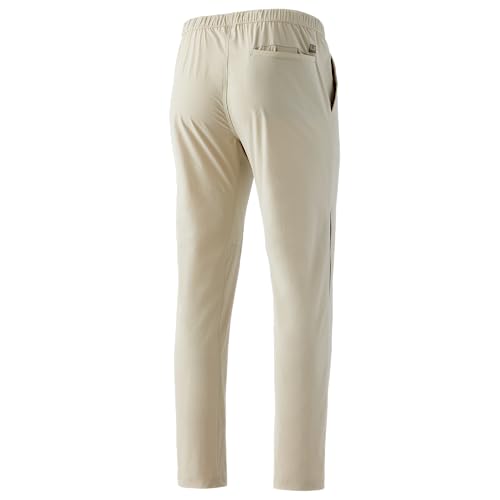 HUK CREEKBED PERFORMANCE DWR FISHING PANTS FOR MEN SIZE:S KHAKI - Brand New