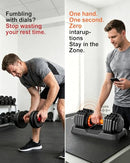 WLR 2026 Upgrade Adjustable Dumbbell Set 25lb/50lb - 1 Hand Quick-Dial, Orange - Like New
