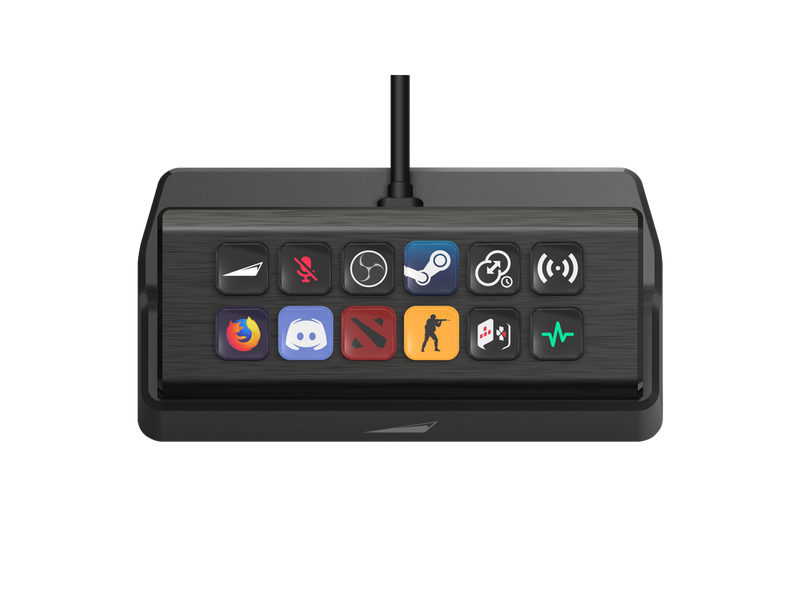 MOUNTAIN DISPLAYPAD - The Streaming and Content Creation Controller with 12