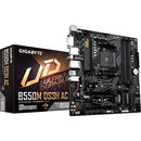 GIGABYTE B550M DS3H AC Micro ATX Dual M.2 SATA 6Gb/s HMDI - BLACK - Like New