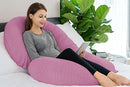 INSEN Pregnancy Pillow, Maternity Body Pillow Velvet Cover Magenta - Brand New