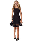 Calvin Klein Sleeveless Fit and Flare Party Dress بlack 8 - Brand New