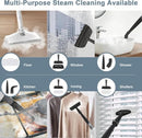 ACHTFACH 6-IN-1 1200W ROTATABLE STEAM MOP, MULTI-SURFACE STEAM CLEANER - WHITE - Like New