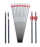 B096HF92CB evercatch Carbon Archery Arrows Spine 340/400 Removable Tips Compound - Brand New