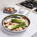 CUISINART CLASSIC 12" SKILLET OVEN BROILER SAFE - STAINLESS STEEL - Like New
