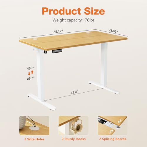 Sweetcrispy Electric Adjustable Height Standing Desk - Like New