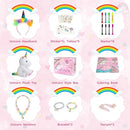 PERRYHOME Unicorn Gifts for Girls 26 Pcs Surprise Box with Unicorn Plush - Pink Like New