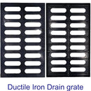 MOSINSBO Cast Iron Drain Grate, Driveway Channel Cover 20x12 in A-Class - Brand New