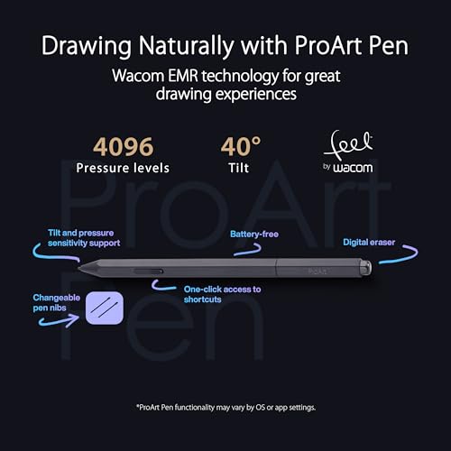 ASUS ProArt Display 15.6” 4K Pen Display PA169CDV - Black - Like New