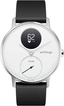 Withings Steel HR 36mm HWA03 - White Dial Black Silicone Strap - Like New