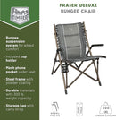 Timber Ridge Deluxe Bungee Chair - Grey - Like New