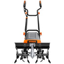 DOVAMAN 18-INCH ELECTRIC GARDEN TILLER & CULTIVATOR, 15-AMP, CORDED ROTOTILLER - Like New