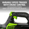 Greenworks 80V 580 CFM Cordless Brushless Leaf Blower Tool Only BL80L00 - Green Like New