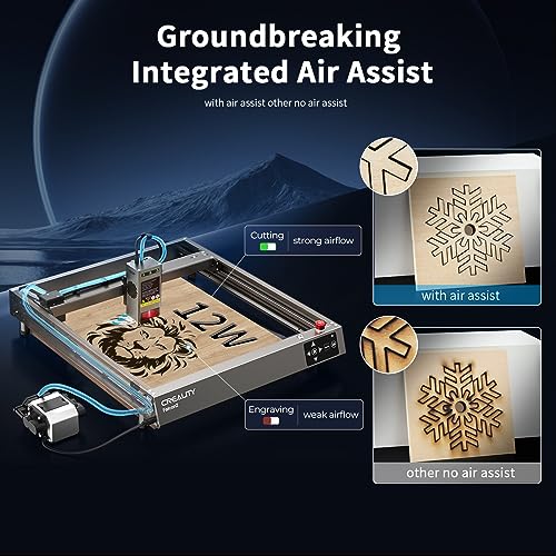 Creality Falcon2 Laser Engraver, 12W Output Laser Engraving Machine - Like New