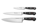 WUSTHOF WÜSTHOF Classic 3 Piece Chef's Knife Set - Black - Brand New