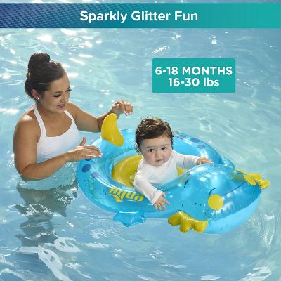 AQUA LEISURE AXOLOTI BABY FLOAT - BLUE - Like New