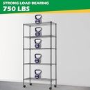 BestOffice 14"x30"x60" Commercial Storage Shelves Heavy Duty Shelving B01G4NJSHW - Like New