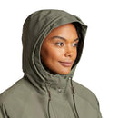 EDDIE BAUER WOMEN'S PORT TOWNSEND RAIN JACKET WATERPROOF SPRIG XLARGE - Like New