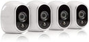 Arlo 720P HD Security Camera 4 Wire-Free Battery Cameras VMS3430-100NAR - WHITE Like New