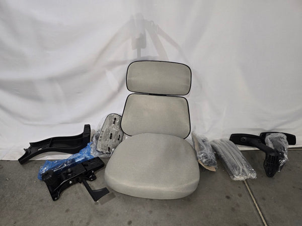 SYTAS ERGONOMIC OFFICE CHAIR HIGH BACK MESH DESK CHAIR WITH LUMBAR SUPPORT- GRAY - Like New