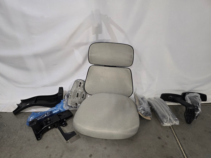 SYTAS ERGONOMIC OFFICE CHAIR HIGH BACK MESH DESK CHAIR WITH LUMBAR SUPPORT- GRAY - Like New