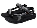 TEVA MEN'S M HURRICANE XLT2 SPORT SANDALS - SIZE: MEN 8 - ATMOSPHERE BLACK/GRAY - Like New