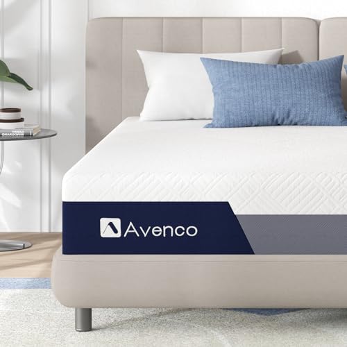 AVENCO FULL MATTRESS 12" MEMORY FOAM PRESSURE RELIEF & COOLING SLEEP - Brand New