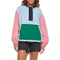 LW3ON725 LEVI'S WOMEN'S TASLAN POPOVER WINDBREAKER JACKET PINK/BLUE SIZE L - Brand New