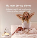 HATCH SLEEP SOUND MACHINE, SUNRISE ALARM CLOCK, SMART LIGHT, - GRAY - Like New