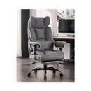 Efomao Fabric Office Chair, High Back Executive Chair with Foot Rest - Gray - Like New