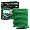 HYRDOSTEEL HEAVY DUTY ULTRA PERFORMANCE STEEL GARDEN HOSE SIZE 50FT - GREEN - Like New