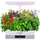 SERENELIFE HYDROPONIC HERB GARDEN 6 PODS GARDEN KIT SEED POD SLGLF140.3 - WHITE - Like New