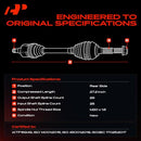 A-Premium Rear Driver or Passenger Side CV Axle Shaft Assembly for Honda - Like New