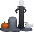 Gemmy 227161 Jack Skellington Inflatable - Black White Orange - Like New