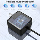 SUSNWERE 45W SUPER FAST CHARGER WITH 6FT USB C CABLE - BLACK - Like New